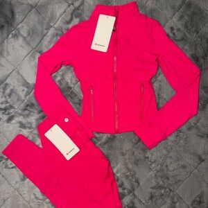 Lululemon Athletica Hot Pink Activewear Set